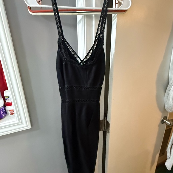 Express Black Lace Detail Garment - Picture 3 of 5